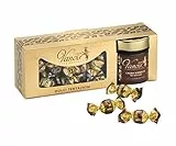 VANOIR | Dolci Tentazioni, Confezione Natalizia Dorata Con Crema Gianduia 30% Nocciole 230g e Cioccolatini Al Cioccolato Fondente 72% 205g