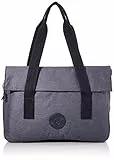Kipling PERLANI Borsa Messenger, 41 cm, 17 Litri, Nero (Charcoal)
