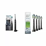 Philips Sonicare HX6830/44 ProtectiveClean 4500 Spazzolino Elettrico con Tecnologia Sonica + Philips Sonicare HX6064/11, Testine W2 Optimal White