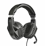 Trust Gaming, Cuffie GXT 412 Celaz con Microfono a Scomparsa, 3.5 mm Jack, Filo, Over Ear, Unità Altoparlanti Attive da 50 mm, PC, PS4, PS5, Xbox Series X, Xbox One, Switch, Nero
