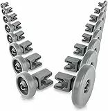 Set di rotelle lavastoviglie cestello cesto superiore inferiore universale adatte a molte cestello lavastoviglie ricambi lavastoviglie rex