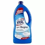 Smac - Detergente Gel Bagno Multisuperficie, Azione Igienizzante e Brillantezza, con Barriera Antigoccia, 850 ml