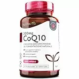 Coenzima Q10 200 mg - Ubichinone Puro al 100% - 120 Capsule Vegane di CoQ10 ad Alto Dosaggio - Fornitura di 4 Mesi - Ubichinone Fermentato Naturalmente - Prodotto nel Regno Unito da Nutravita