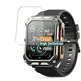 Vaxson 3-Pack TPU Pellicola Protettiva, compatibile con MIGOUFIT C20 PRO 1.83' Smart Watch Smartwatch, Screen Protector Film [Non Vetro Temperato]