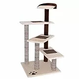 dibea lionto Tiragraffi per Gatto Albero Tiragraffi Gatto Gioco Giocattolo Gatti Altezza 100 cm, Beige/Marrone