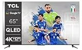 TCL 65C641, TV QLED 65”, 4K Ultra HD, Google TV (Dolby Vision & Atmos, Motion clarity, Controllo vocale hands-free, compatibile con Google assistant & Alexa)