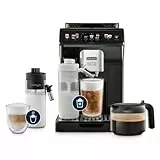 De'Longhi Eletta Explore ECAM452.67.G, Macchina Caffè Automatica, Tecnologia LatteCrema Hot e Cool, Tecnologia Cold Extraction, Schermo TFT Touch a Colori, Caraffa Caffè Inclusa, Grigio Scuro