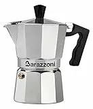 Barazzoni La Caffettiera Alluminio 3 Tazze. Prodotto certificato dall'Accademia Italiana Maestri del Caffè.