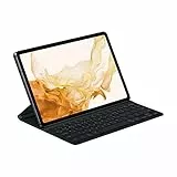 Samsung Book Cover Keyboard Slim Custodia con Tastiera per Galaxy Tab S7 | Tab S8, Black