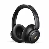 Cuffie ibride Soundcore Anker Life Q30 canc. attiva rumore mod. multiple, suono alta ris, 40 ore di ripr, chiamate chiare, ric. rapida, auricolari morbidi, cuffie Bluetooth, viaggi, ufficio e casa