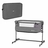 kk Kinderkraft Culla Da Affiancare Neste Up, Lettino Co-Sleeping, Regolabile, Facile Da Montare, Accessori, Grigio Mélange, ‎90 x 57 x 52.5 cm, 9 Kg
