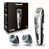 Panasonic ER-SB60-S803 Regolabarba di Precisione Ultrarapido con Accessorio Dettagli, Taglio 0,5-10 mm, Silver