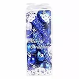 EXCEART Palline 21 Pacchetto Palla Di Natale Mini Ornamenti Partito Assortiti Pendente Infrangibile Palla Ornamento Set Albero Di Natale Appeso Pendantsfor di Natale Festa