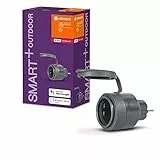 LEDVANCE Presa intelligente per esterni con tecnologia ZigBee in un design compatto, per l'integrazione di dispositivi convenzionali nella casa intelligente,SMART+ OUTDOOR COMPACT PLUG,confezione da 1