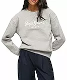 Pepe Jeans Nanette N, Sweatshirt Donna, Grigio (Grey Marl),M