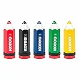 Kores - Koloritos: Temperamatite a Foro Singolo con Serbatoio per Bambini, Studenti e Adulti, Design a Forma di Matita, Articoli per la Scuola e l'Ufficio, Confezione da 20 in Colori Assortiti