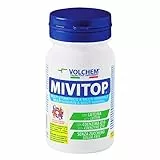 Volchem Mivitop, Integratore Alimentare di Vitamine e Minerali, Multivitaminico e Multiminerale con Carotenoidi, Luteina e Coenzima Q10, Senza Zuccheri, Barattolo da 30 Compresse, 51 g
