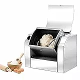 Impastatrice commerciale,Impastatrice per farina 3 KG,Robot da cucina elettrico,Impastatrice in acciaio inossidabile 1500W con funzione di temporizzazione,per produzione di pizza con pasta,30 KG/H