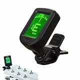 Accordatore, Accordatore Chitarra, Accordatore Chitarra Elettronico Tuner a Clip, Accordatore Chitarra Elettrica, Accordatore Chitarra Classica, Elettronico Cromatico Tuner a Clip, Batteria Inclusa