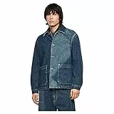 Diesel - Giacca in denim da uomo, vestibilità regolare – D-ROLK-SP, Blu, L
