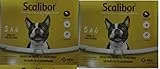 Scalibor 48cm x2 - Collare Antiparassitario Per Cani - Collare Antipulci E Antizecche Per Cani Di Taglia Piccola E Taglia Media. 12 Mesi Di Protezione