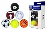 PGA Tour Palline da Golf Multi-Sport, 6 Pezzi, Multicolore