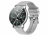 Trevi T-FIT 230 CALL Orologio Smart con Funzione Chiamata Bluetooth, Controllo Allenamento Fisico e Stato Benessere, Monitoraggio del Sonno, Grande Display Full Touch, Silver