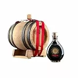 Botte in pregiato legno di Rovere con 3 Litri di Aceto Balsamico IGP Due Vittorie acetaia di famiglia con qualità Oro