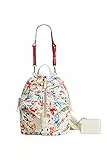 Desigual Zaino Donna back vision lace viana mini 22saka05 unica bianco