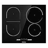 Hisense I6433C – Piastra a induzione, 4 zone, 2 zone collegate tra cui Area Bridge, piano di lavoro da 60 cm, blocco per bambini, finitura smussata
