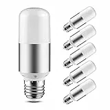 Jenyolon - Lampadina a LED E27, 9 W, luce bianca calda, 3000 K, 800 lm, equivalente a 80 W, non dimmerabile, E27, a forma di asta, a vite Edison