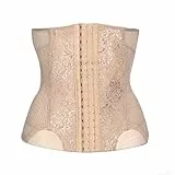 DEBAIJIA Donna Corsetto Stringivita Bustino Elastico Regolabile Dimagrante Post-Parto Modellante Waist Training Body Shaper Giallo 3XL