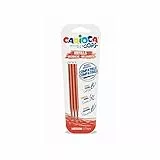 Carioca Oops Ricariche Penna Cancellabile Rossa, Refill Compatibile, Inchiostro Termosensibile, 3 Pezzi, Colore Rosso