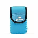 MegaGear MG038 Canon PowerShot SX740 HS, SX730 HS, SX720 HS, SX710 HS, SX700 HS, Sony Cyber-shot DSC-HX60V Ultra Light Custodia in Neoprene per Fotocamera, Blu