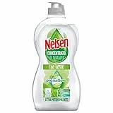 Nelsen detersivo stoviglie e piatti a mano, Concentrato di Natura ProNature Thè Verde, con azione sgrassante, 450 ml