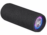 Trevi XR 8A25 Altoparlante Amplificato Portatile 14W, Cassa Bluetooth con Risponditore Vivavoce con Microfono Incorporato, Presa USB, Micro SD, AUX-IN, Bluetooth e Funzione TWS, Batteria Integrata