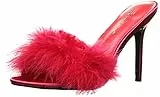 FABULICIOUS CLASSIQUE-01F Red Pu-Fur UK 7 (EU 40)