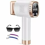 AMINZER Epilatore Luce Pulsata IPL con Toccabile Display 999,900 Flash e 9 Livelli di Energia e 3 FUNZIONI AVANZATE - HR/SC/RA Perfetto Per Viso/Schiena/Bikini/Ascelle