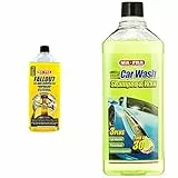 Ma-Fra, Fallout Iron Remover, Elimina Residui Ferrosi da Carrozzeria, Cerchi in Lega, Cerchi in Acciaio, Formato da 1000ml & mAh0930 Shampoo e Cera Car Wash, 10 x 30 x 5 cm