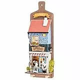 Rolife Casa Delle Bambole in Miniatura Kit da Costruire per Adolescenti Adulti Fai da te Casa Delle Bambole in Legno 3D con Mobili (Aroma Toast Lab)