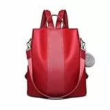 Miss Lulu Borse a Zainetto In Nylon, Zaino Casual da Donna, Impermeabile Con Tracolla, Borsa a Mano Antifurto