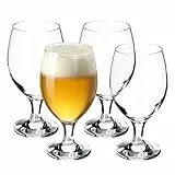 KADAX Set di bicchieri da birra in vetro, tulipani da birra, bicchieri di grano per birra scura e chiara, bicchieri da birra artigianali, boccale da birra