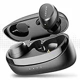 Cuffiette Bluetooth 5.0 TOUCH ad accoppiamento automatico | auricolari Touch Control | Bassi profondi | IPX5 impermeabile totale | 20 ore di riproduzione | Auricolari wireless ideali per lo SPORT