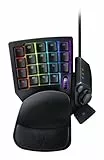 Razer Tartarus V2, Tastiera da Gioco Mecha a Membrana, 32 Tasti Programmabili, Forma ergonomica con Poggiapolsi rimovibile, funzionalità Hypershift, RGB, Nero