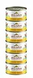 almo nature Megapack Petto di pollo - cibo umido per gatti adulti 100% naturale - pacco da 6x70g lattine