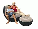 Intex-68564 Poltrona Lounge 99 x 130 x 76 cm, con Poggia Piedi 64 x 28 c, Tinta Unita, 33x12.4x36.8 cm, 68564NP