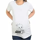 Camicetta avvolgente 44 fasciatoi da donna con scollo a O, a maniche corte, stampa di caricamento per bambini, gravidanza, maternità, top da donna, tunica, taglie grandi, il mio è il migliore bambino,