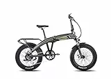 SachsenRAD Bicicletta pieghevole F6 Safari 20 pollici Fatbike StVZO| motore da ringhiera Bafang 85N.M,guida caviinterna,anodizzazione di alta qualità
