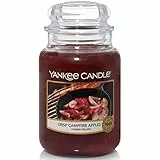 Yankee Candle candela profumata in giara grande | Mele Croccanti sul Fuoco | durata: fino a 150 ore