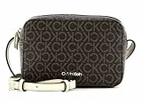 Calvin Klein Borsa a Tracolla Donna Ck Must Camera Bag Mono Piccola, Marrone (Brown Mono), Taglia Unica
